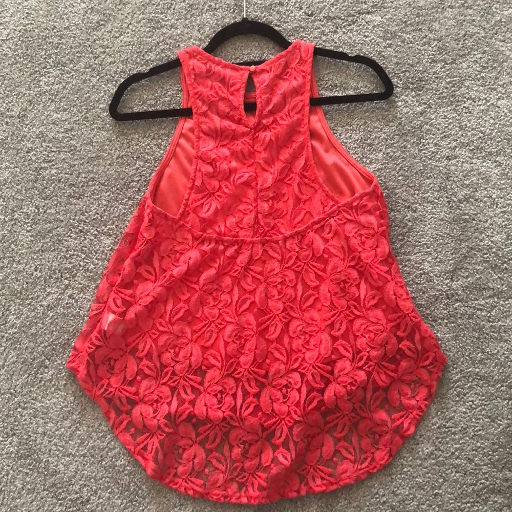 Lace Racerback Top - Picture 2 of 6